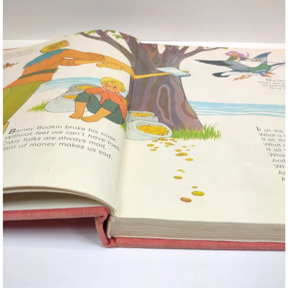Vintage 1972 Bedtime Book of 365 Nursery Rhymes Hardback - Ann Evans - Picture 5 of 12